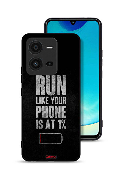 Tolwak غطاء حماية لهاتف Vivo V25 5G، اركض كما لو كان هاتفك يعمل بنسبة 1%