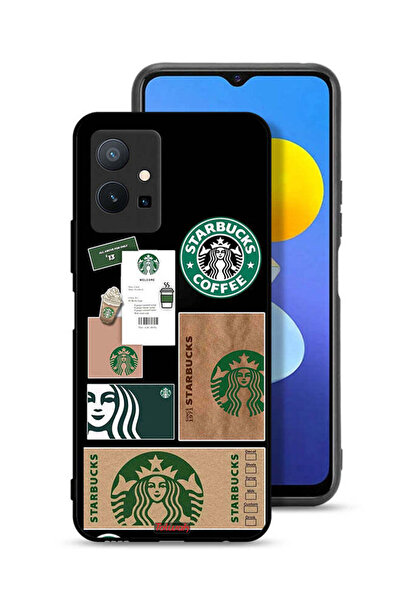 Tolwak غطاء حماية لهاتف Vivo Y75 5G بملصق ستاربكس