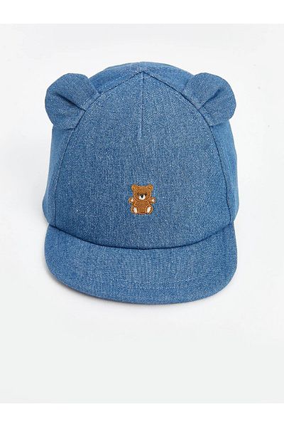 LC Waikiki Baby Boy Cap Hat with Teddy Bear Embroidery