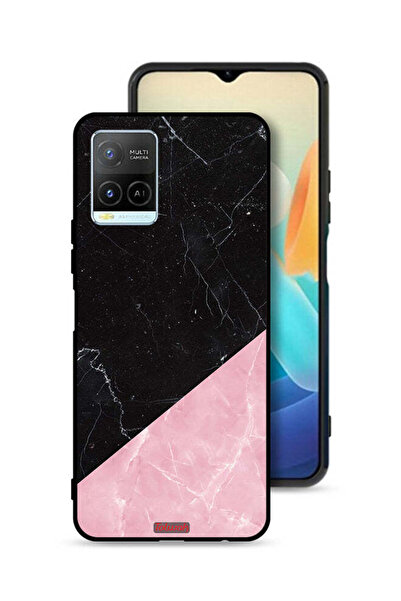 Tolwak غطاء حماية لهاتف Vivo Y33s 4G بنمط رخامي