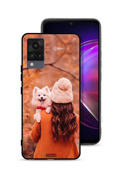 Tolwak غطاء حماية لهاتف Vivo V21 يحمل جروًا