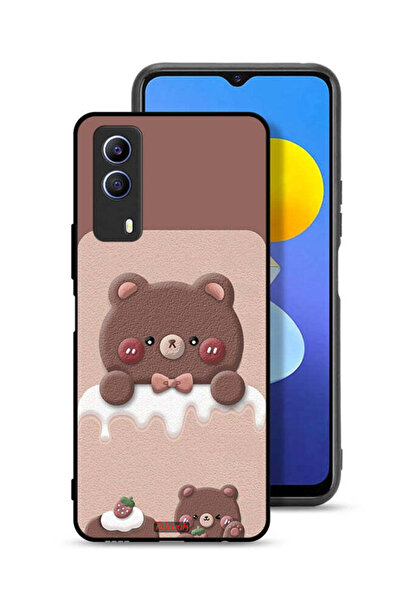 Tolwak غطاء حماية فيفو T1x - دب الفراولة