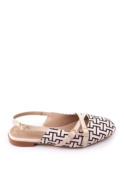 Papuçsepeti Shoe Basket 4778 Comfortable Sole Women's Ballerina Shoes