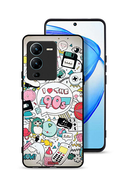 Tolwak غطاء حماية لهاتف Vivo V25 Pro 5G - أحب التسعينيات