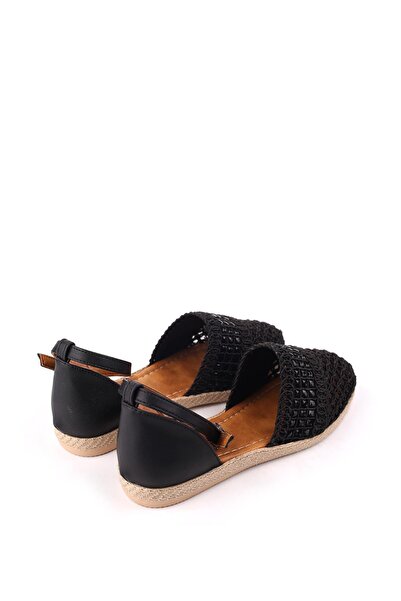 Papuçsepeti Papuç Sepeti1703 Kadın Hasır Örme Günlük Rahat Babet Ayakkabı