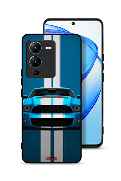 Tolwak Vivo V25 Pro 5G Protective Case Cover Car Abstract Art