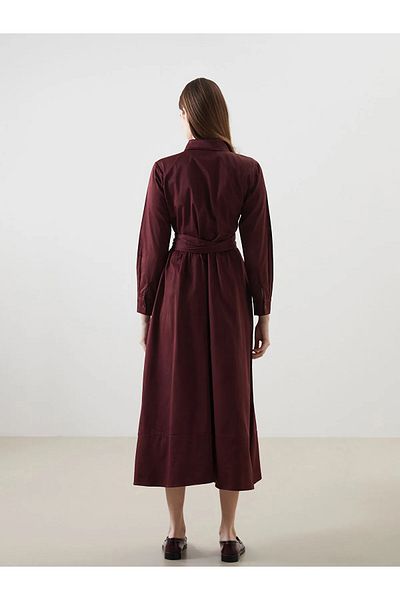 LC Waikiki Rochie de dama din popelin cu guler camasa