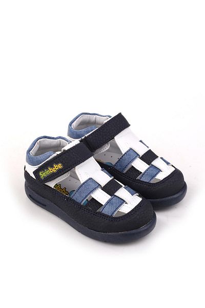 Papuçsepeti Shoe Basket - Şrbb 4807 Baby Boy Orthopedic First Step Shoes