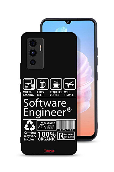 Tolwak غطاء حماية لهاتف Vivo S10e 5G، ملصق مهندس برمجيات