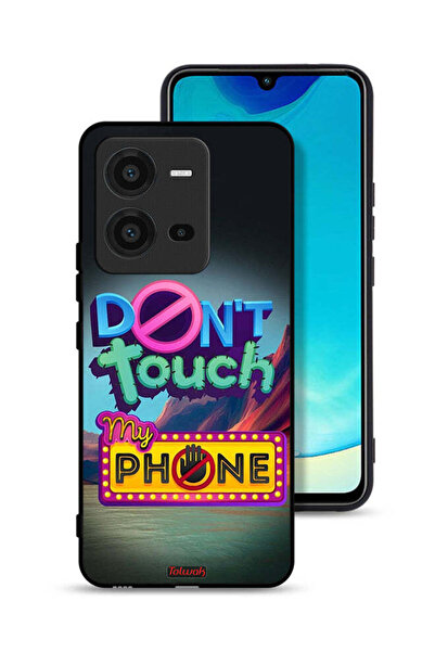 Tolwak Vivo V25 5G Protective Case Cover Do Not Touch My Phone