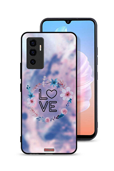 Tolwak غطاء حماية Vivo S10e 5G برسومات زهور الحب وخاتم فني