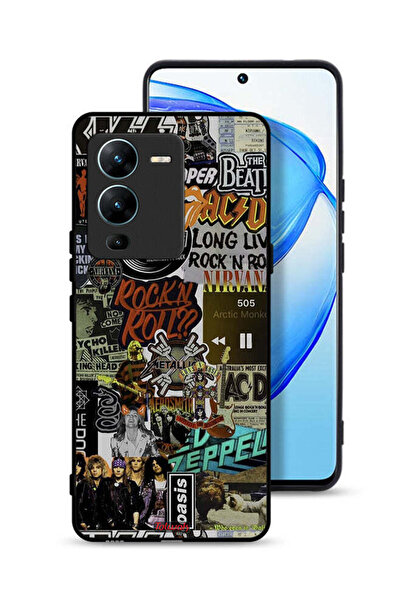 Tolwak غطاء حماية لهاتف Vivo V25 Pro 5G، تحيا موسيقى الروك آند رول