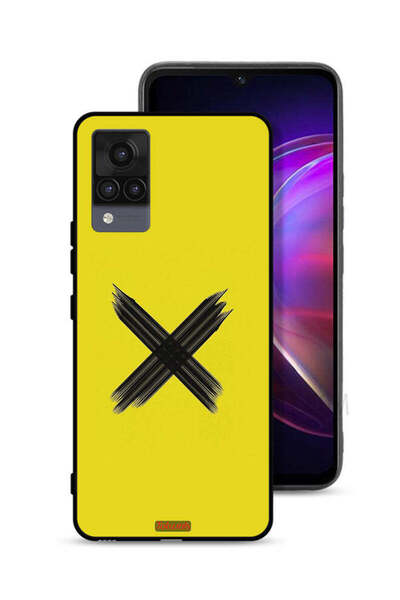 Tolwak غطاء حماية لهاتف Vivo V21 بنمط X