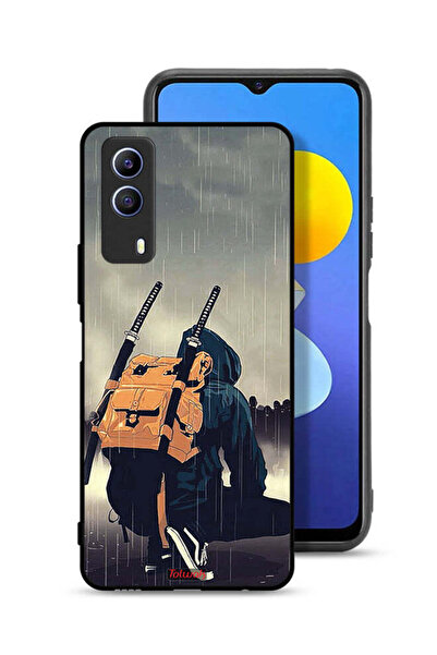 Tolwak غطاء حماية Vivo T1x بتصميم سيف ساموراي رقمي
