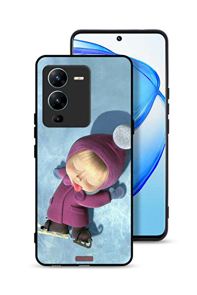 Tolwak غطاء حماية لطيف على شكل دمية لهاتف فيفو V25 برو 5G