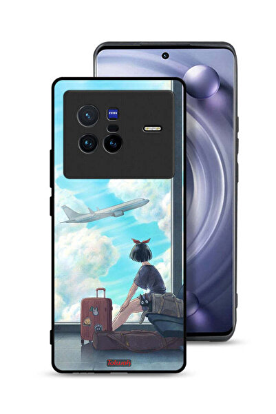 Tolwak غطاء حماية Vivo X80 بتصميم فني للسفر