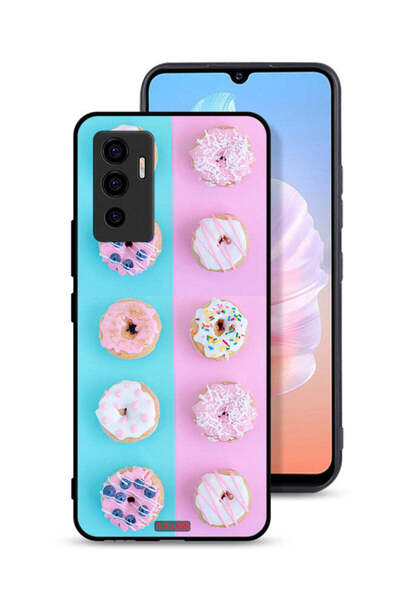 Tolwak غطاء حماية لهاتف Vivo V23e بنقشة دوناتس هيذر