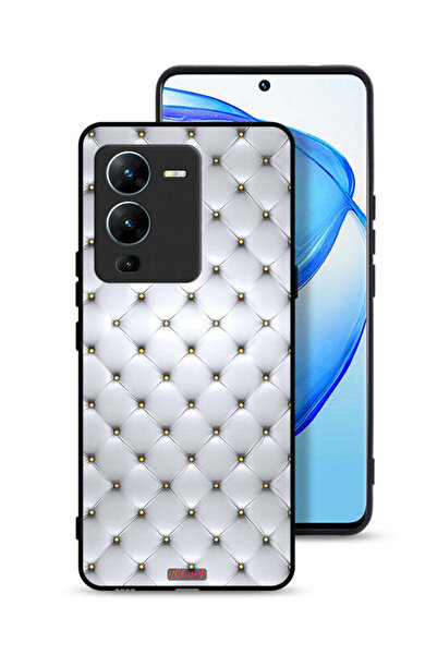 Tolwak غطاء حماية لهاتف Vivo V25 Pro 5G مطبوع عليه دبابيس على القماش