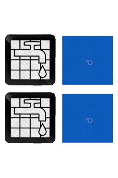 Marketto فيليبس FC 9351 مكنسة كهربائية متوافقة مع فلتر مسبق 2 قطعة (مع إسفنجة)