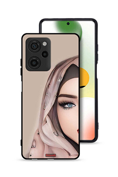 Tolwak غطاء حماية شاومي بوكو X5 برو بتصميم فتاة نصف وجه