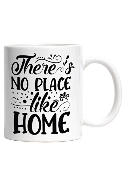 INOVATIX Персонализирана бяла чаша, Никъде не е като у дома - копнеж за завръ...