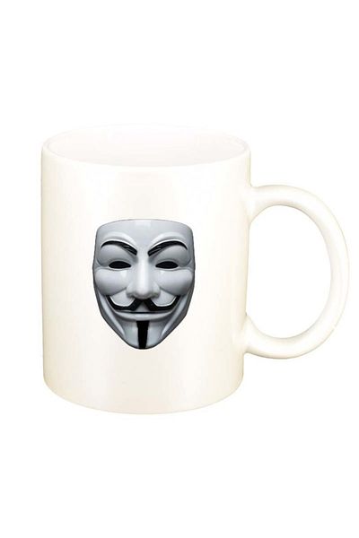 INOVATIX Personalized white mug, V, D95, INOVATIX®. 330ml
