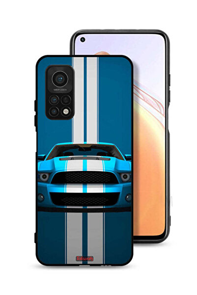 Tolwak Xiaomi Mi 10T 5G Protective Case Cover Car Abstract Art