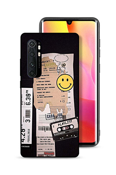 Tolwak غطاء حماية لهاتف شاومي مي نوت 10 لايت مع ملصق قائمة تشغيل