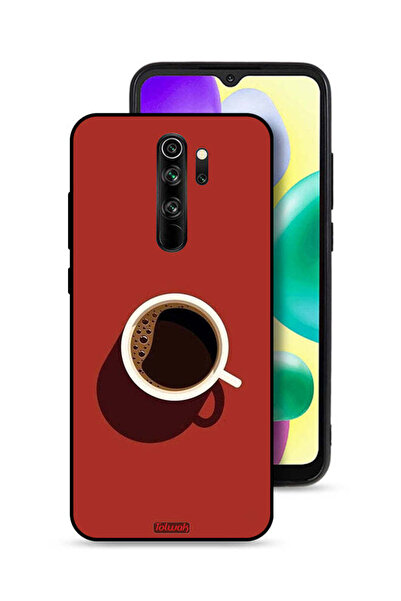 Tolwak Xiaomi Redmi Note 8 Pro Protective Case Cover Coffee Cup Art
