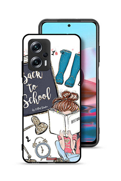 Tolwak غطاء حماية لهاتف شاومي ريدمي نوت 11T برو 5G، فتاة تعود إلى المدرسة تقر...