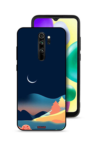 Tolwak غطاء حماية لهاتف شاومي ريدمي نوت 8 برو برسومات تجريدية على شكل قمر