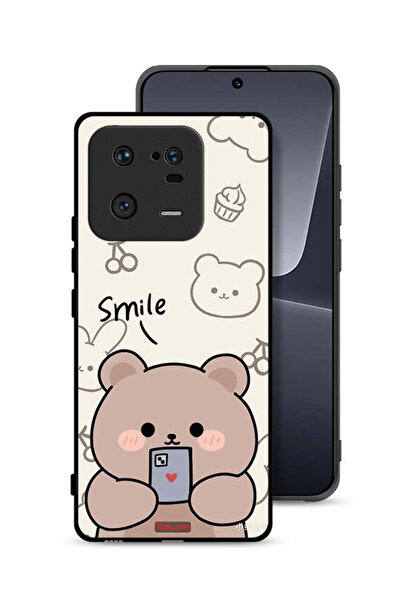 Tolwak غطاء حماية لهاتف شاومي 13 برو برسومات الدب المبتسم
