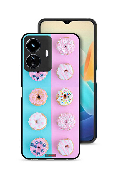 Tolwak غطاء حماية لهاتف Vivo Y77e 5G بنقشة دوناتس