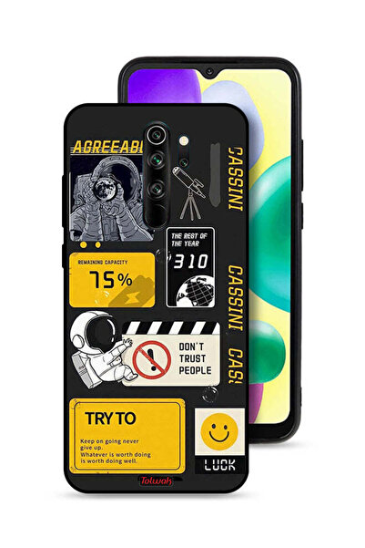 Tolwak Xiaomi Redmi Note 8 Pro Protective Case Cover Astronaut Agreeable