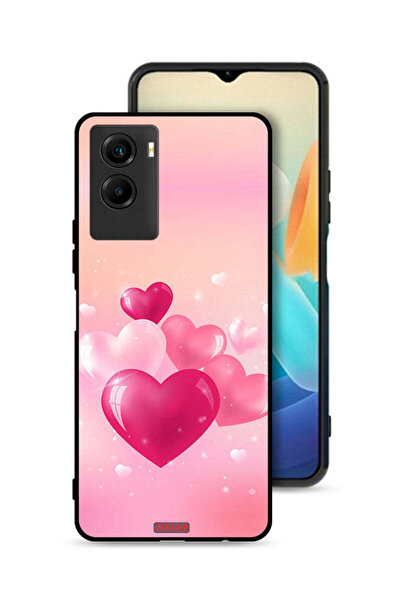 Tolwak Vivo Y55s 5G (2021) Protective Case Cover Beautiful Hearts Art