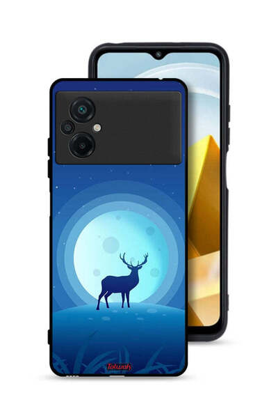 Tolwak غطاء حماية لهاتف Xiaomi Poco M5 4G بتصميم غزال