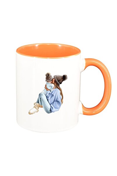 INOVATIX Cana alba personalizata, Princess, Mama Copil, Fetita, interior port...