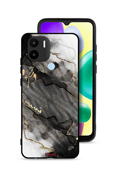 Tolwak غطاء حماية لهاتف شاومي ريدمي A1 بلس - رخامي لامع