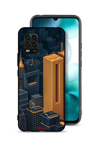 Tolwak غطاء حماية لهاتف Xiaomi Mi 10 Lite 5G، مباني فنية