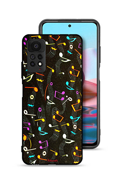 Tolwak غطاء حماية لهاتف شاومي ريدمي نوت 11 برو 5G بنمط قماش موسيقي