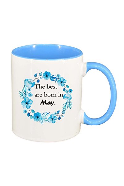 INOVATIX Cana alba personalizata, Flori, The best are born in..., interior al...