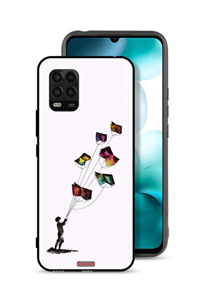 Tolwak غطاء حماية لهاتف شاومي مي 10 لايت 5G، مطبوع عليه رسومات طائرات ورقية
