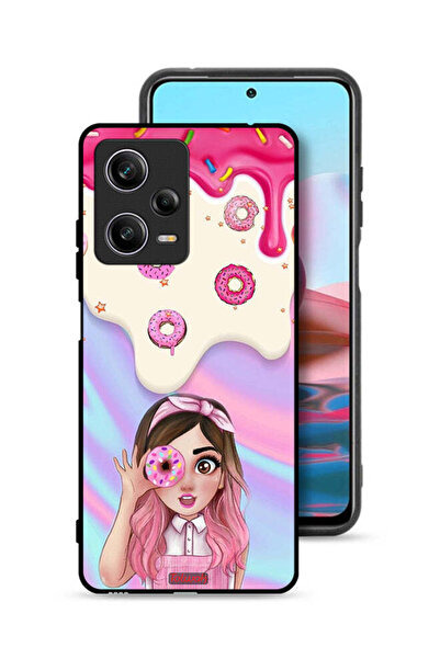 Tolwak غطاء حماية لهاتف شاومي ريدمي نوت 12 برو يحمل صورة دونات