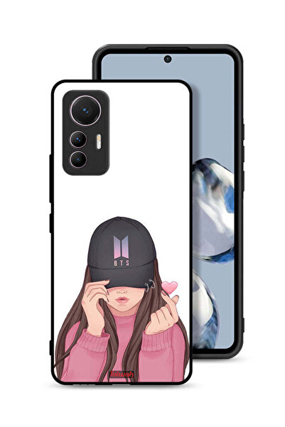 Tolwak غطاء حماية لهاتف شاومي 12 لايت - فتاة تصنع سناب شات