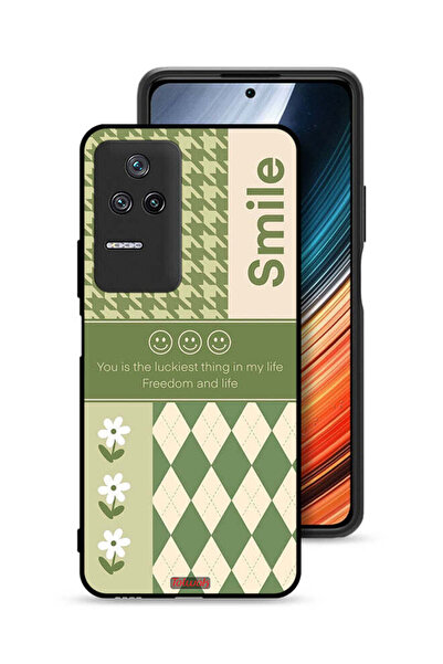Tolwak غطاء حماية لهاتف Xiaomi Redmi K40S، الابتسامة هي أسعد شيء في حياتي