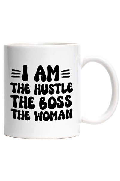 INOVATIX Cana alba personalizata, pentru o femeie muncitoare care detine o af...