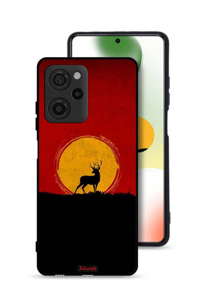 Tolwak غطاء حماية شاومي بوكو X5 برو بتصميم غزال وقمر