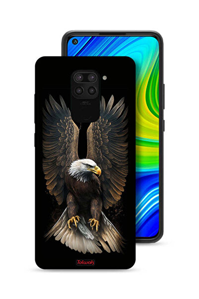 Tolwak غطاء حماية لهاتف شاومي ريدمي نوت 9 بتصميم أجنحة النسر المنتشر