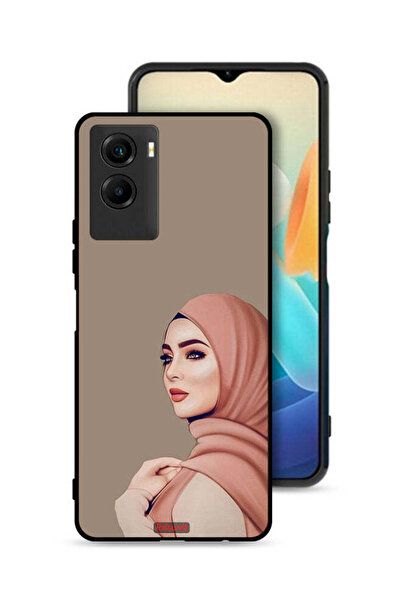 Tolwak Vivo Y55s 5G (2021) Protective Case Cover Beautiful Hijab Girl