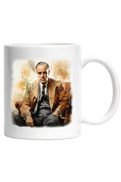 INOVATIX Cana alba personalizata, Don Vito Corleone, Nasul, Personaj Faimos, ...